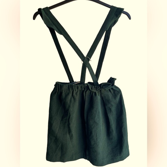 Zara Girls Emerald Green Jumper Skirt Size 13/14 - Picture 2 of 3